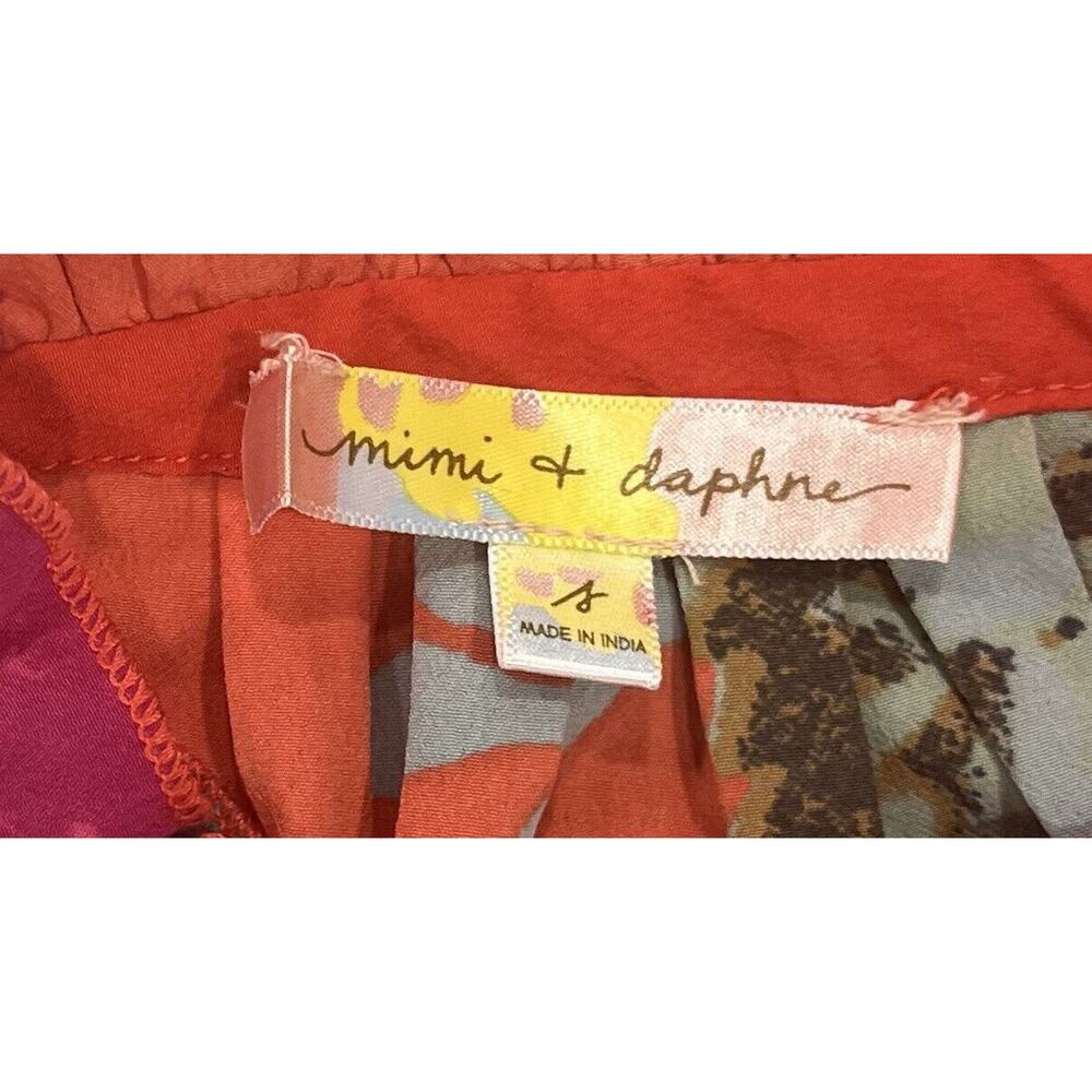 Mimi And Daphne S Sleeveless Floral Dress With Ruffles And Ruffle Collar I3 - Picture 2 of 7
